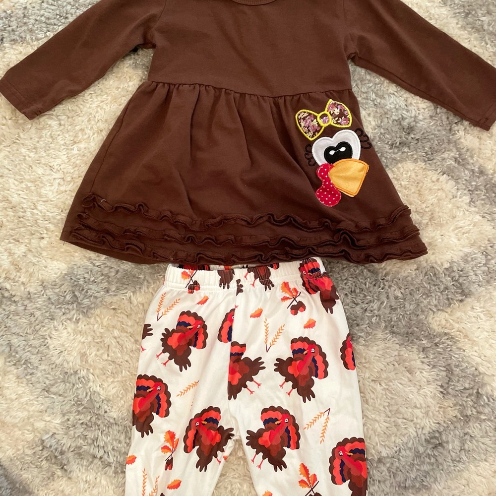 Baby girl Thanksgiving outfit!